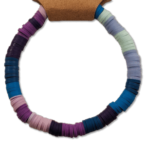 Rainbow Spacer Bracelet with colorful bead spacers on a stretch cord – Capstone Hemp