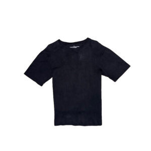 Organic hemp t-shirt with round neckline and short sleeves