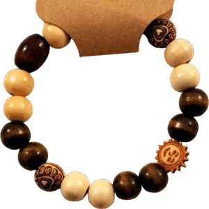 Smiling Sun and Hearts Bracelet with wooden beads and heart designs – Capstone Hemp